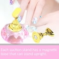 thumbnail image 3 of 6pcs Nail Tips Stand Holder Alloy Nail Art Rhinestone Display Tip Holder Salon DIY Practice Manicure Tool  Colorful, 3 of 6