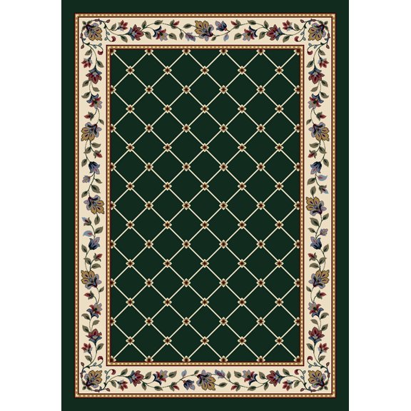 Milliken Signature Area Rug SYMPHONY EMERALD SOLID Symphony Emerald Solid 2' 1" x 7' 8" Runner