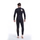 thumbnail image 5 of Toystoory Trajes de neopreno de 5MM, traje de buceo, pantalones largos de manga larga, traje de Surf con protección para buceo, esnórquel, surf, Deportes acuáticos Hombre/Negro METRO Toystoory OD003704-03, 5 of 6