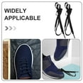 thumbnail image 3 of MEIBUTYUP Black Polyester Reflective Shoelaces Flat Design for Decor 2Pairs, 3 of 7