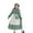 #0082-Green, variant on Favoffer Beer Festival Girl's Polka Dot Turn-Down Collar Maid Dress Long Sleeve Princess Outfit for Party Daily Toddler 5-14Y
