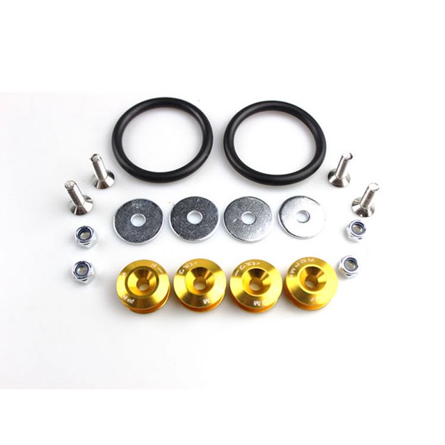 FENDER universal jdm contraseña de aluminio parachoques de liberación rápida sujetadores de guardabarros arandelas para honda civic integra huangjie unisex