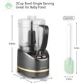 thumbnail image 2 of Electric  Food Chopper and Citrus Juicer Combo - 200W Processor with 2-Cup Bowl and 40W Juicer for Fresh, 2 of 8