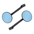 thumbnail image 1 of Miroir 1 Paire Rétroviseur de Moto 60 mm Rétractable Bleu Style Rétro Rétroviseur de Guidon Réfléchissant pour VTT Motoneiges Motos hors Route, 1 of 7