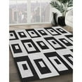 thumbnail image 3 of Ahgly Company Machine Washable Indoor Rectangle Transitional Charcoal Black Area Rugs, 5' x 8', 3 of 7