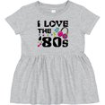 thumbnail image 3 of Inktastic I Love the '80s-musical Notes Girls Baby Dress, 3 of 5