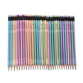 thumbnail image 1 of 30pcs Wooden Design Pencils Students Stationery Writing Pencils with Erasers, 1 of 6