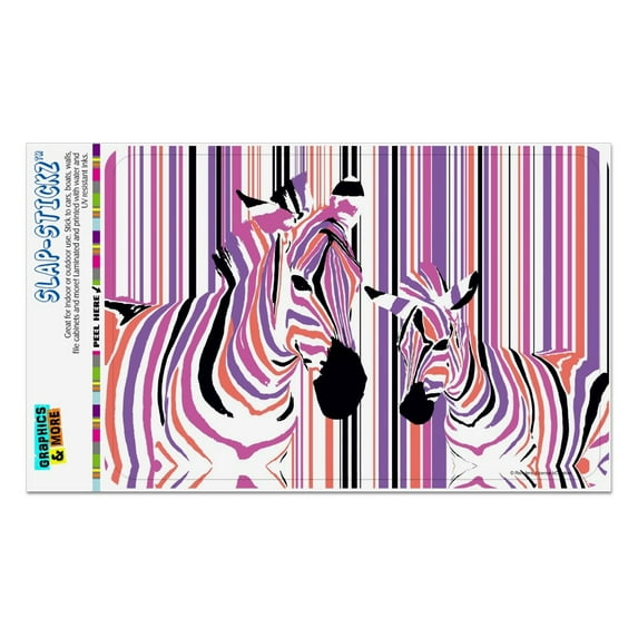 Zebra Stripes Pink Purple Orange Home Business Office Sign