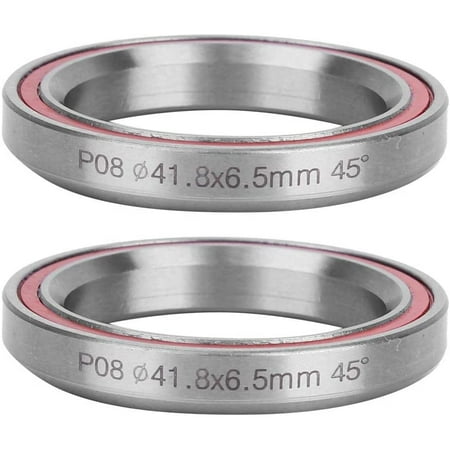 AVEKI Headset Bearings 2Pcs Lightweight BMX Headset Bearings Durable 1.6 1.2 0.3inch 45 41.8MM Race Cycling Headset Bearing Bicycle HeadsetA0507 Walmart