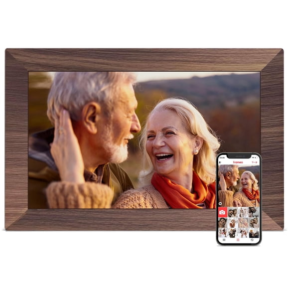 Marco digital para fotos FLYRUIT de 10,1" con WiFi, 32 GB y pantalla táctil
