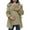 #1_Beige, variant on Maternity 3-in-1 Winter Puffer Coat - Baby Carrier Waterproof Warm Hooded Parka, Quilted Lined Removable Panel Outwear with Pockets