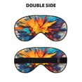 thumbnail image 2 of Uemuo Colorful Paint Print Pattern Sleep Eye Mask - Light Blocking Sleep Mask Blocking Out Light Perfectly, Soft and Comfortable Night Eye Mask, Eye Blinder, 2 of 7