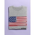 thumbnail image 3 of Independence Day Usa Flag T-Shirt Women -Image by Shutterstock, Female 5X-Large, 3 of 4