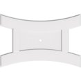 thumbnail image 1 of Ekena Millwork CMP36X24HN-01000 1 in. ID x 7.75 in. Rectangle Havre Architectural Grade Médaillon de Plafond Contemporain PVC, 1 of 1