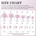 thumbnail image 3 of 120pcs French Short Fake Toenails,Pink Gradient Acrylic Full Cover False Nails Box Kit with 11 Different Size,Nails Tips Glue on Toe Nails Gift for Women Girls Valentine's Holiday Office Daily, 3 of 3