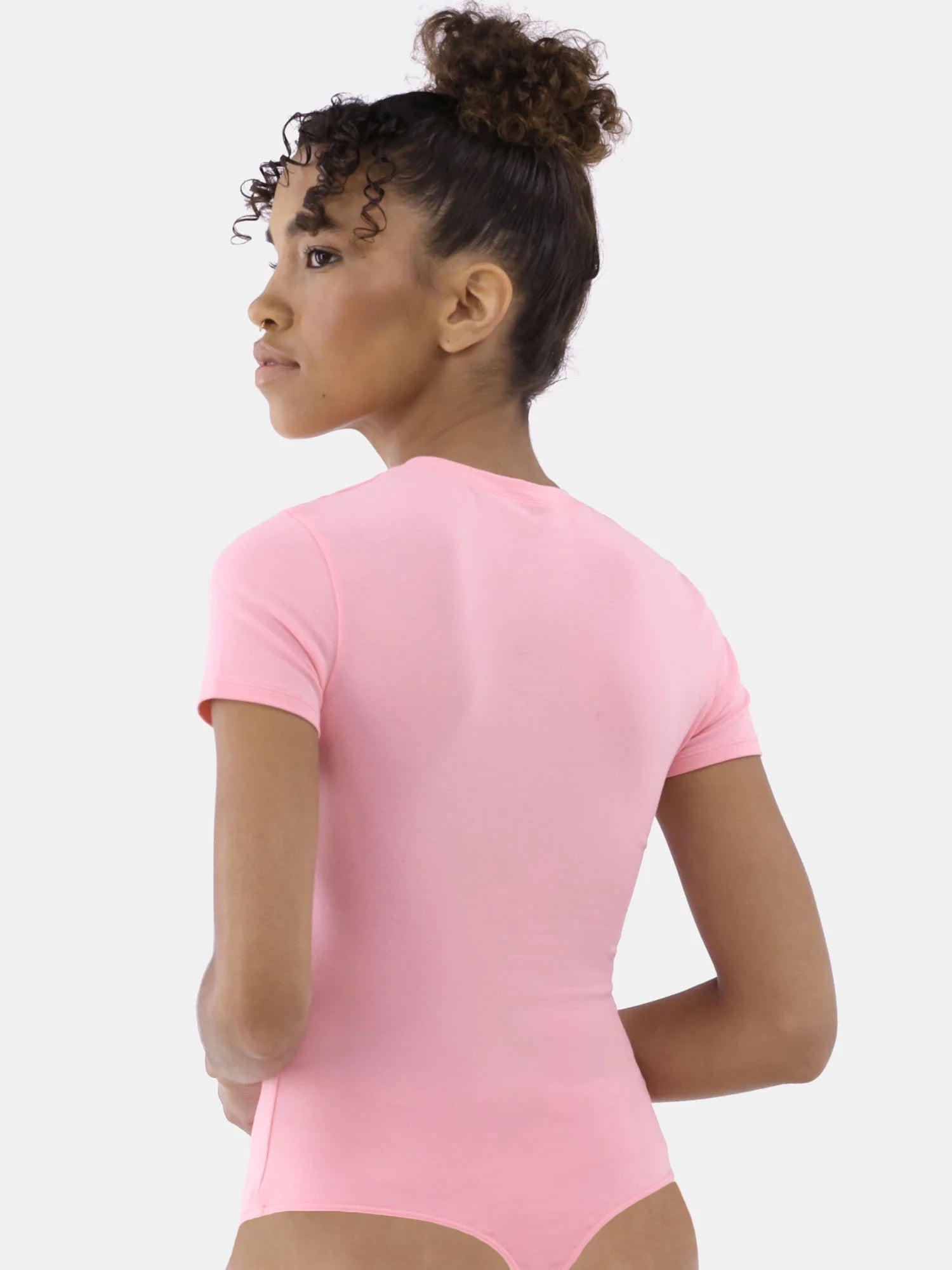 No Boundaries Cotton Stretch Jersey T-Shirt Bodysuit, Women’s XS-3XL