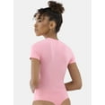 thumbnail image 3 of No Boundaries Cotton Stretch Jersey T-Shirt Bodysuit, Women’s XS-3XL, 3 of 5