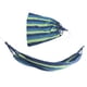 thumbnail image 4 of Hamaca portátil ultraligera para acampar con capacidad de 250 kg, rayas azules para aventuras al aire libre, 4 of 8