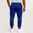 thumbnail image 4 of Men's Tall Fleece Sweatpants Long Drawstring Joggers with Pockets, Relaxed Fit for Lounge & Casual Athletic Wear​ Royal Blue 2XL, 4 of 4