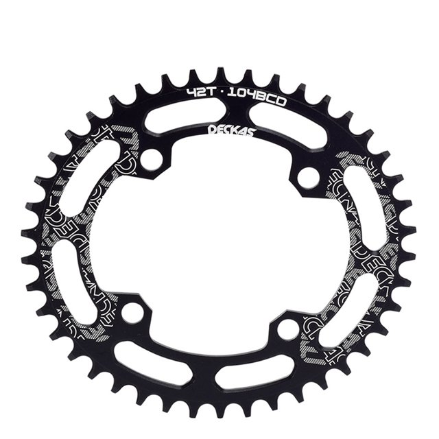CAROOTU Chainring Narrow Wide Tooth Ultralight Aluminum Alloy Single Chainring Chainwheel For Bike Bicycle