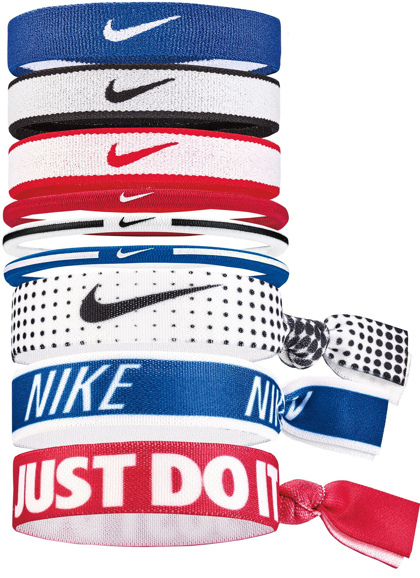 Nike Mixed Ponytail Holder 9 pack 