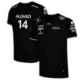 thumbnail image 5 of Camisetas del equipo de F1 Aston Martin 2023, camisetas del piloto de carreras español Fernando Alonso 14 y Stroll 18, camisetas para niños en 3D de gran oferta, 5 of 5