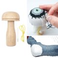 thumbnail image 4 of Ensemble de Reprisage de Champignons en Bois, Fournitures de Couture de Champignons, 4 of 8