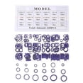 thumbnail image 1 of 225pcs/box O-Ring Seal R134a Seals Kits Car Air Conditioning Rubber Washer Assortment Box Set Car Accessories O Rings~5958, 1 of 1