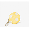 thumbnail image 3 of Michael Kors Jet Set Small Women Polka Dot Signature Logo Coin Pouch Red Clay (Daisy Yellow Polka Dot), 3 of 4
