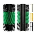 thumbnail image 2 of Livestock Scratch Brush With 4 Screws Cattle And Horse Grooming Brush Used For Relieving In Horses Goats Cows Sheep And Pigs Livestock Supplies Black And Green For Big Dogs Accessories For Dogs Bowl, 2 of 3