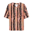 thumbnail image 5 of Button Down Shirts for Women Summer 2026 Boho Floral Printed Short Sleeve Tops Cottn Linen Beach Vacation Blouses, 5 of 5