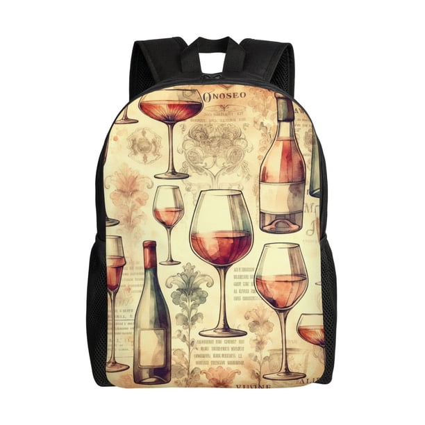 Balery Wine Mochila - Mochila Estilosa y Duradera para Laptop de 15 Pulgadas con Tela Oxford Impermeable