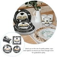 thumbnail image 4 of Minkissy 1Set Disposable White Paper Plates Party Paper Tableware Set with Graduation Theme for Party Supplies, 4 of 5