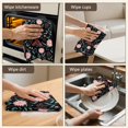 thumbnail image 5 of 2 Pcs Pioneer Flower Floral Print Pattern Kitchen Towels, Funny Microfiber Dish Towel Set, 18" X 26" Tea Towels, 5 of 6