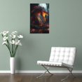 thumbnail image 5 of Norse Mythology Nidhogg Dragon Poster Room Aesthetic Poster Print Art Wall Painting Canvas Posters Gifts Modern Bedroom Decor 16x24inch(40x60cm), 5 of 6