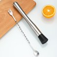 thumbnail image 5 of Ltdhehe Stainless Steel Cocktail Muddler And Mixing Spoon Home Bar Tool Set Create Delicious And Other Fruit Based Drinks, 5 of 5