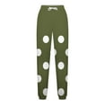 thumbnail image 5 of Annhoo High Waisted Sweatpants for Women Polka Dots Drawstring Sports Trousers Cinch Bottom Pants with Pockets, 5 of 5