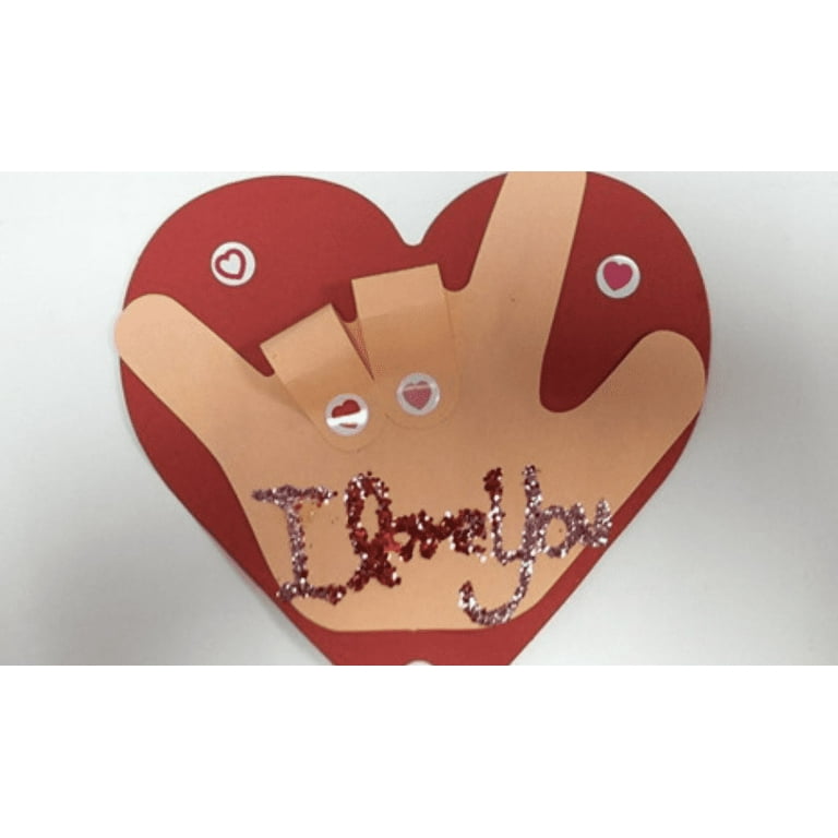 Growing Heart Large Single Color Cut-Out - 5.5