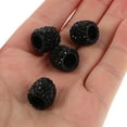 thumbnail image 3 of NICEXMAS 4-Pack Black Crystal Tire Valve Stem Caps Universal Fit Car Accessories Easy to Install, 3 of 6