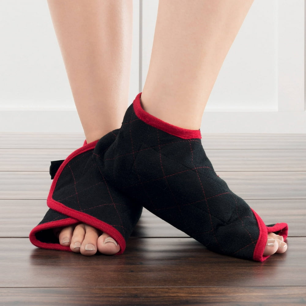 Hot or Cold Foot Wrap Microwaveable or Freezable Pad for Pain Relief