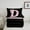 Letter D, variant on Manfei Monogrammed Girl Bedding Comforter Set, Personalized Initial A Twin Comforter Sets, Princess Bow Knot Bedding Set, Black Pink Bedroom Decor, Reversible 2 Pieces