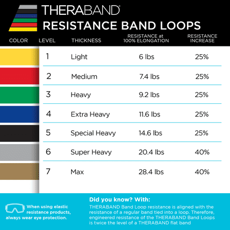 セラバンド TheraBand セラバンドループ イエロー 黄色 シン L 円周90cm トレーニングチューブ エクササイズバンド ループバンド