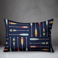 thumbnail image 2 of Creative Products Oar Pattern 14x20 Indoor / Outdoor Pillow, 2 of 2