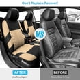 thumbnail image 5 of Car Seat Covers Fit for Dodge Durango 2007-2024,Breathable Waterproof Seat Protector,Anti-Slip Protection Fast Install Easy Clean Scratch Resistant Beige,Full Set(2 Row 5 Seats), 5 of 10