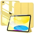 thumbnail image 1 of Funda TimoVo para iPad (A16) 11.ª generación, 11 pulgadas 2025, color amarillo claro, 1 of 9