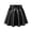 Black, variant on WMTBSRSW Girls Metallic Skater Skirt Kids Shiny Pleated High Waist A Line Mini Skort with Built in Shorts Dance Party Black 10-11 Years