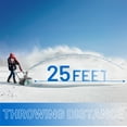 thumbnail image 5 of Litheli Cordless Snow Blower, 2X20V (40V) 20 Inch Snow Thrower with Brushless Motor Electric Snow Removal Machine, 2X4.0Ah Battery & Charger, Single-Stage, 5 of 9