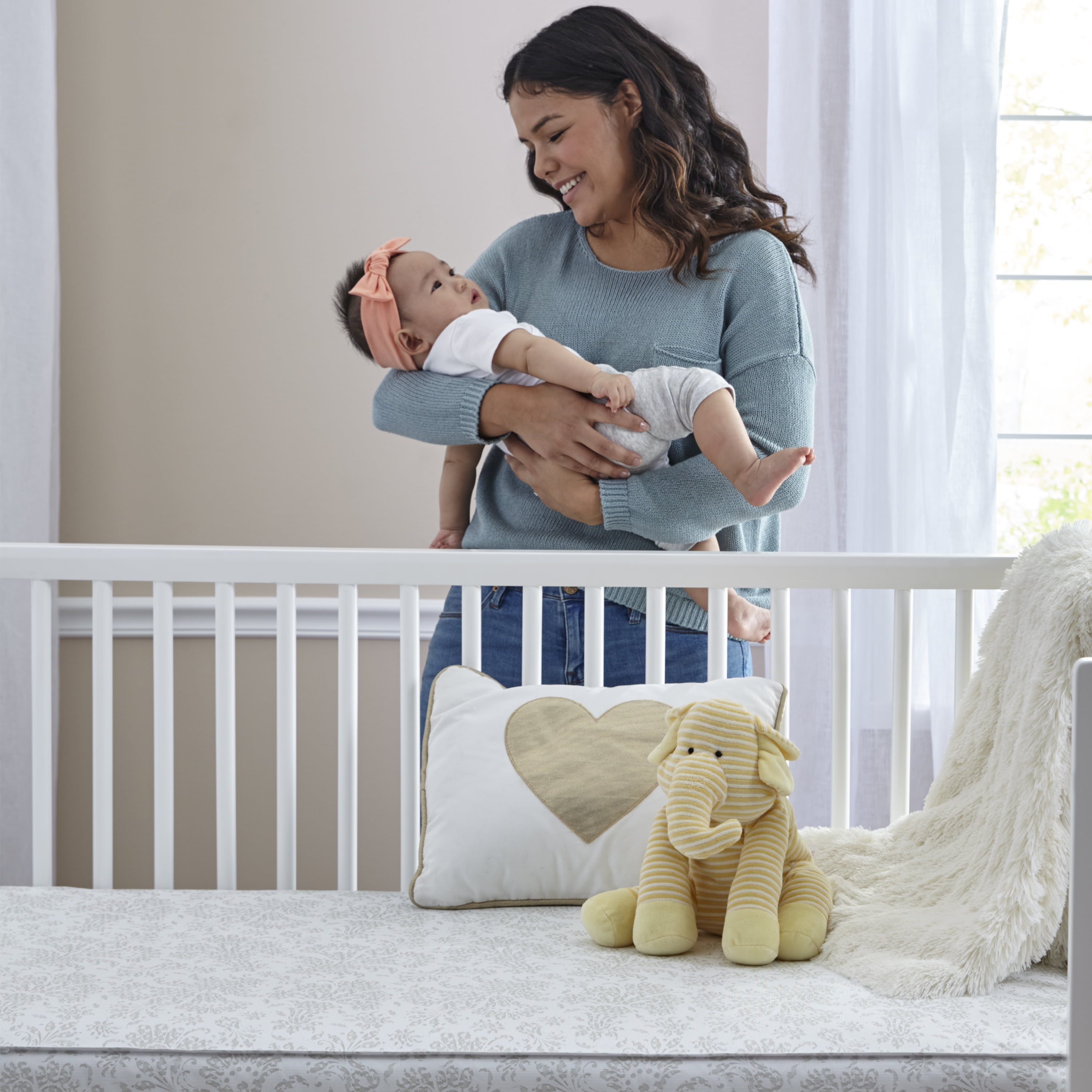 sealy ortho rest crib and toddler mattress