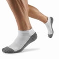 thumbnail image 2 of 12-Pack Unisex Cotton Athletic Running Low-Cut Cushioned Socks 9-11, White/Gray, 2 of 6