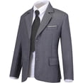 thumbnail image 6 of Boys Formal Suit Set 4 Pieces Kids Tuxedo Ring Bearer Outfit, 6 of 13